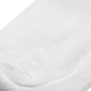 Kids 12 Pack Ankle Cotton Rich Plain School Socks - White