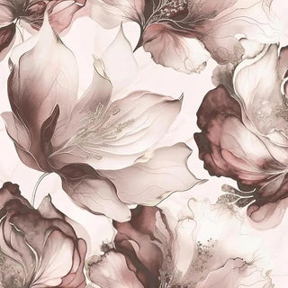 Muriva Elysian Floral Pink Petal Wallpaper- 10m x 53cm Wide for Home Decor -  64cm Half Drop