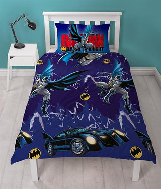 DC Justice Reversible Duvet Set - Batman Design - Single and Double