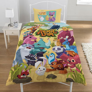 Animal Jam Reversible Duvet Set - Single