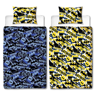 DC Justice Reversible Duvet Set - Batman Camo Design - Single