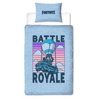 Fortnite Reversible Duvet Set - Battle Royale Design - Single