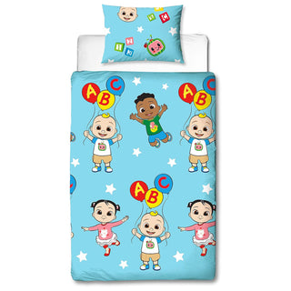 CoComelon Reversible Duvet Set - Friends Design - Single