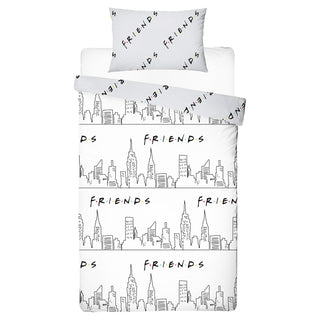Friends Reversible Duvet Set - NYC Design - Single