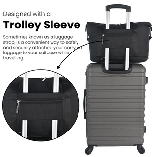XPLR 5-Piece Green ABS Luggage Set – Durable Hard Shell Suitcases with TSA Lock, 360° Spinner Wheels & Organised Interiors – Includes Carry-On & Toiletry Bag – Scratch-Resistant Finish