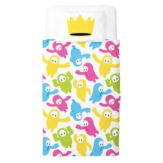 Fall Guys Reversible Duvet Set - Kids Gaming Design - Single