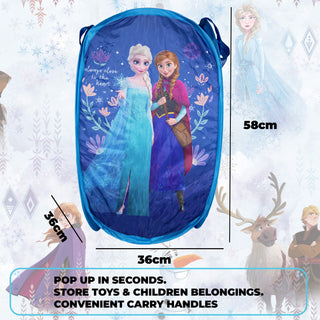 Frozen Pop-Up Bin - Anna and Elsa Design