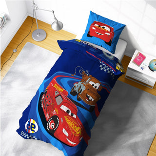 Disney Cars Reversible Duvet Set - Lightning McQueen & Mater Design - Single