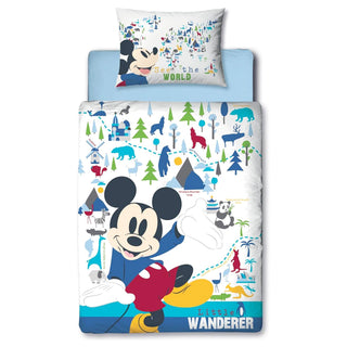 Disney Reversible Duvet Set - Mickey Mouse Design - Toddler