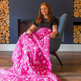 Barbie Heavy Blanket - 3kg - 100% Cotton - 110 x 170cm