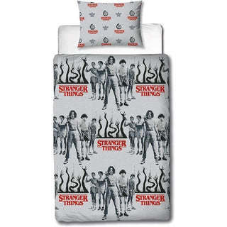 Stranger Things Reversible Duvet Set - Dark Side Design - Single and Double