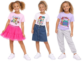 Disney Toy Story Girls T-Shirts 3 Pack – Jessie Adventurous Cowgirl Long Length Tops – Kids Ages 18 Months to 10 Years – Officially Licensed - image 1
