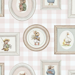 Muriva Ugepa Sweet Dreams Kids Wallpaper Animals Rabbits Trucks ABC Alphabet 10m Rolls