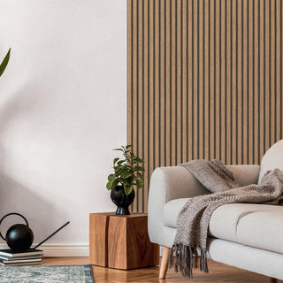 AS Creation Slats Wallpaper in Beige/Black - 10m x 53cm Wide