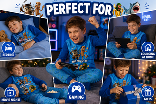 Gamer Brainrot Pyjamas Pack of 2 Long Sleeve Sets | Italian  - Image 6