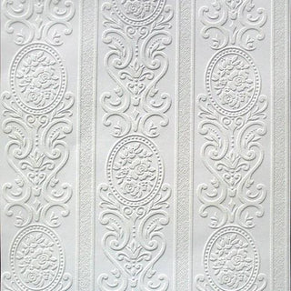 Anaglypta Louisa White Wallpaper RD750 – Textured Decorative Wallcovering)