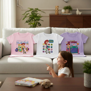 Disney Toy Story Girls T-Shirts 3 Pack – Jessie Adventurous Cowgirl Long Length Tops – Kids Ages 18 Months to 10 Years – Officially Licensed - image 6