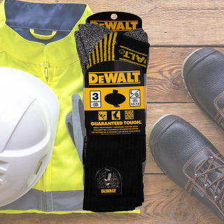 Ex Store DeWalt Mens Heavy Duty Work Socks - Size 10-13