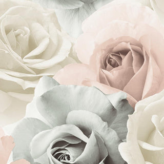 Muriva Rhoda Rose Blush & Green Wallpaper 203503 10m Roll Floral Botanical