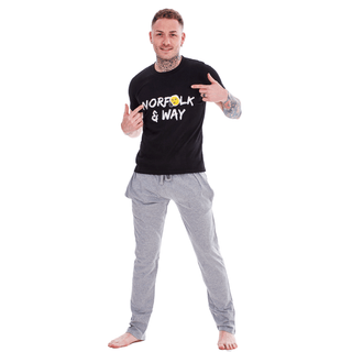 Norfolk & Way Mens Pyjamas Set - Novelty Design - 100% Cotton