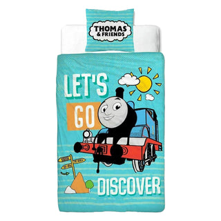 Thomas & Friends Reversible Duvet Set - Let's Go Discover Design - Junior
