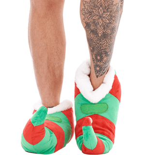Ex Store Mens Slippers - Elf Design - Boot Slipper