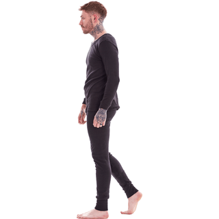 Heatforce Mens 2 Pack Thermal Baselayer - 0.45 Tog - Black Design