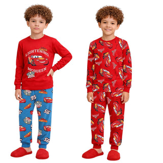 Disney Boys Lightning McQueen Long Pyjamas 2 Pack