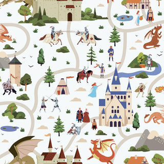 Muriva Ugepa Sweet Dreams Kids Wallpaper Animals Rabbits Trucks ABC Alphabet 10m Rolls