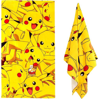 Pokemon Towel - Pikachu Design - 100% Cotton - 140 x 70cm