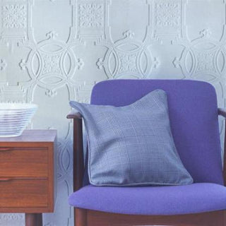 Anaglypta Early Victorian White Wallpaper RD01600 – Classic Textured Wallcovering