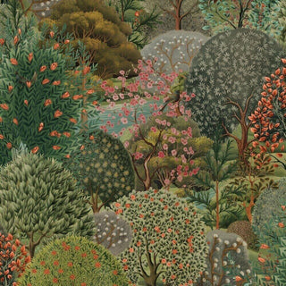 Holden Decor Tree Tapestry Green Wallpaper 13690 – Elegant Botanical Design – 10m Roll