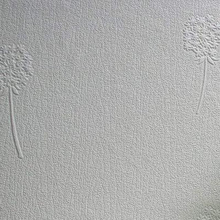 Anaglypta Dandelion White Wallpaper RD80005 – Textured Botanical Wallcovering