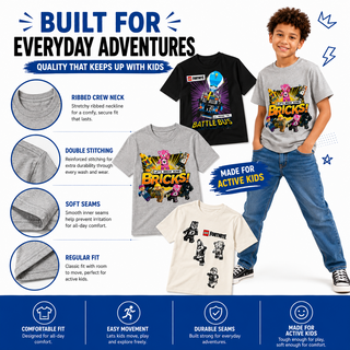 LEGO Fortnite Boys T-Shirt 3 Pack - Image 5