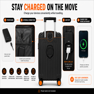 XPLR Cabin Suitcase 20 Inch - feature detail