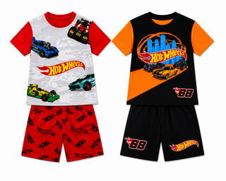 Hot Wheels Boys Short Pyjamas Pack of 2 - colour swatch
