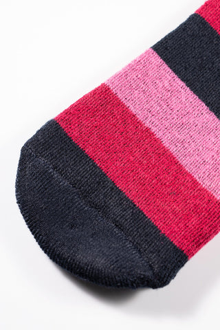 Ladies 5 Pack Wellington Boot Socks, Thermal - Hearts, Stars and Stripe Patterns