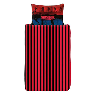 Stranger Things Reversible Duvet Set - The Upside Down Design - Single