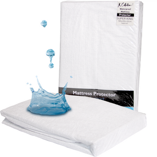 K Collection Premium Quality Terry Towelling Waterproof Mattress Protector - All Bed Sizes