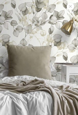 Muriva Eucalyptus Natural Wallpaper 210503 – Elegant Botanical Leaf Design 10m Roll