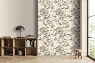 Muriva Alethia Floral Cream Wallpaper 227501 – Elegant Botanical Design