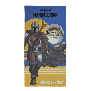 Star Wars (The Mandalorian) Towel - This is the Way Design - 100% Cotton - 140 x 70cm
