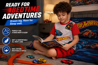 Hot Wheels Boys Short Pyjamas Pack of 2