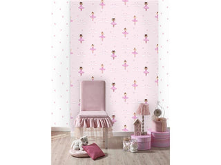 Holden Decor Ballerina Pink Wallpaper 12460 – Charming Ballet Design – 10m Roll