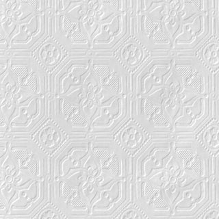 Anaglypta Derby White Wallpaper RD124 – Textured Decorative Wallcovering