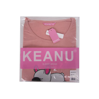 Keanu Ladies Shortie Pyjamas - Current Mood Design - Cotton Blend