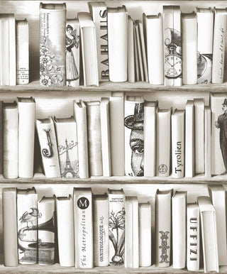 Muriva Encyclopaedias Wallpaper E82207 – Vintage Book Design – 10m Roll