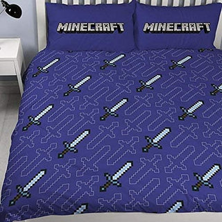 Minecraft Reversible Duvet Set - Good Guys Design - Single and Double