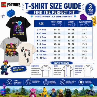 LEGO Fortnite Boys T-Shirt 3 Pack - Image 7
