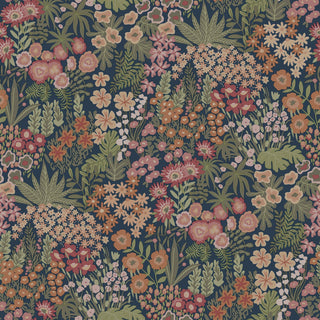 Holden Decor Everbloom Navy Multi Wallpaper 13901 – Botanical Floral Design – 10m Roll